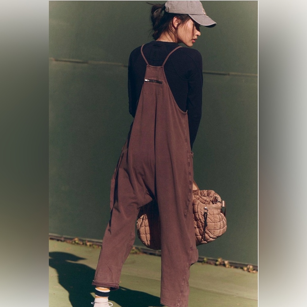 Free People Movement Hot Shot Onesie. Dark espresso - Picture 3 of 4